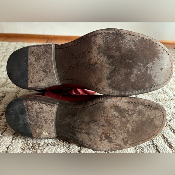 Vintage Red Frye Harness Boots - Picture 5 of 7